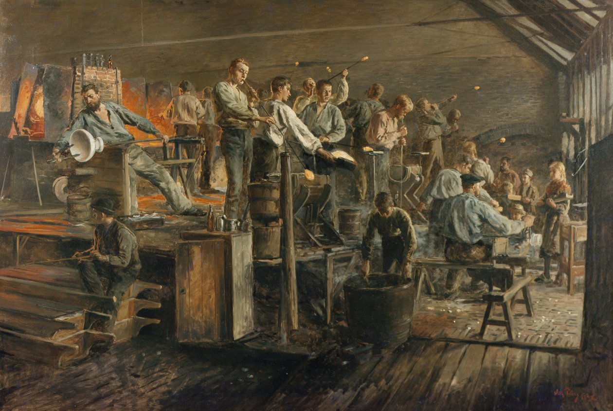 Hovik Glass Factory by Wilhelm Peters