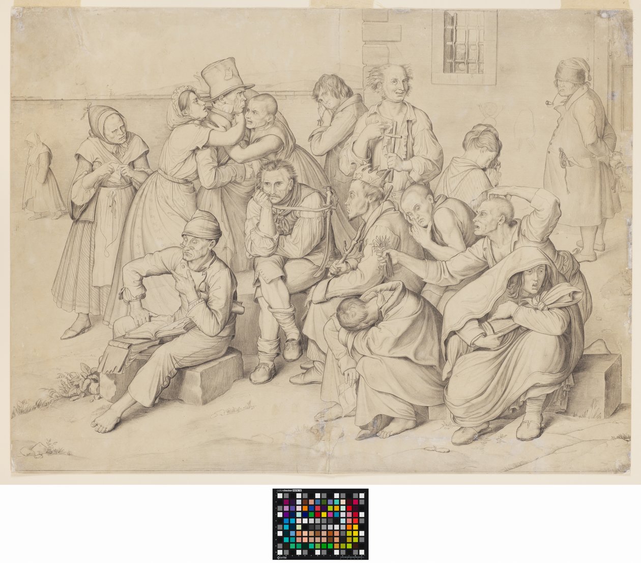 The Madhouse by Wilhelm von Kaulbach