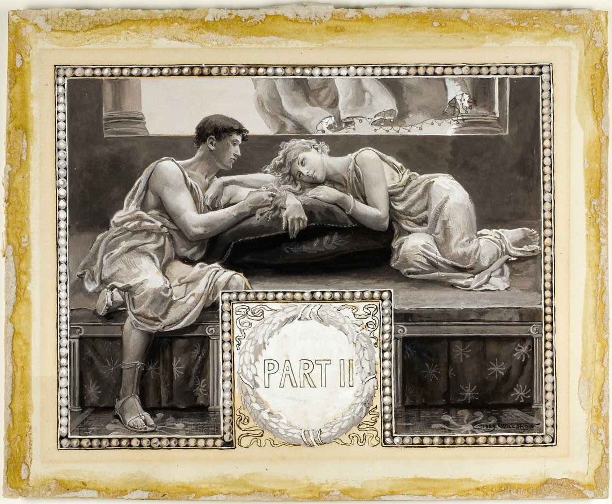 They Were Enthroned, in the Eventide, Upon a Couch - Head-Piece, Part II by Will Hicock Low