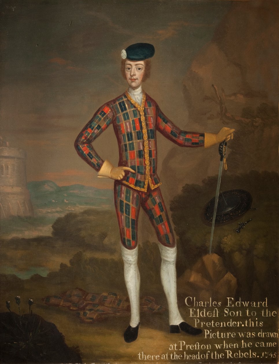 Prince Charles Edward Stuart, Son of the Old Pretender, 1745 by Willem Verelst
