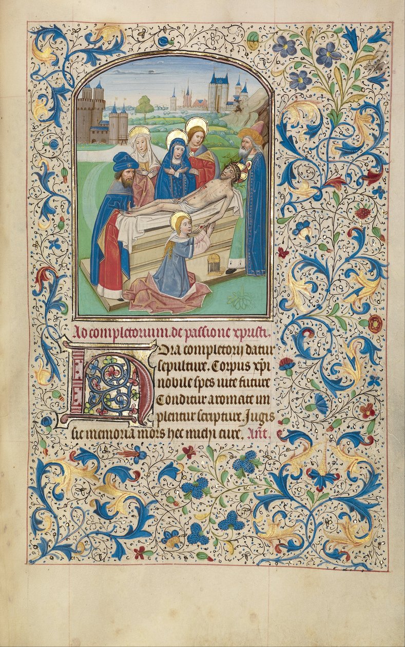The Entombment by Willem Vrelant
