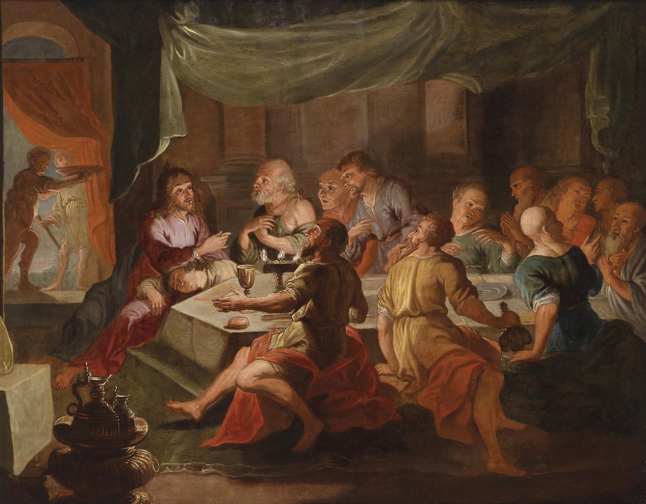 The Last Supper by Willem van the Elder Herp