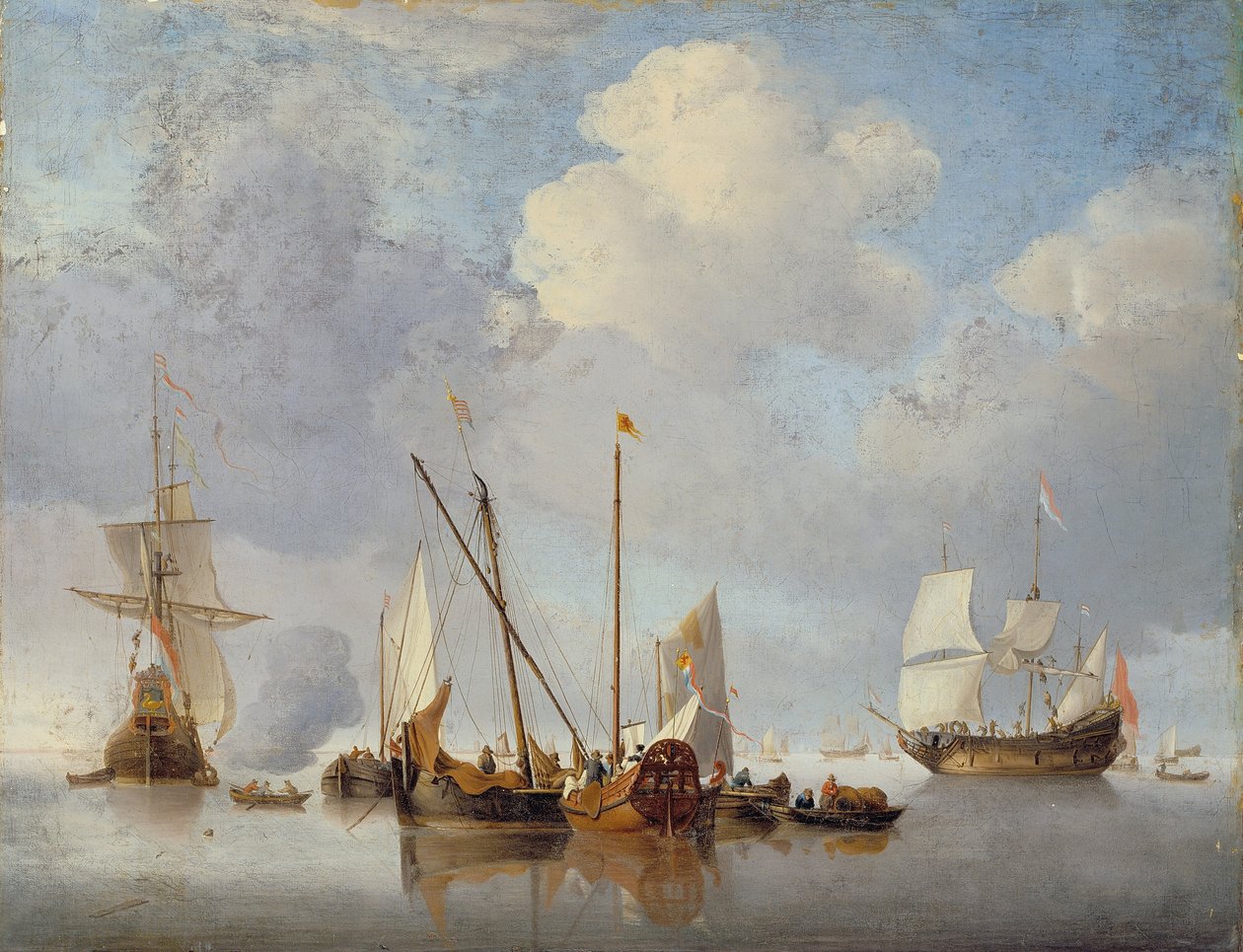 A Calm by Willem van de Velde the Younger