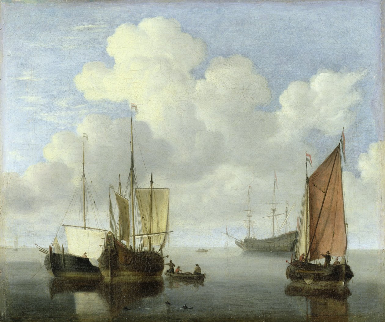 Seascape by Willem van de Velde the Younger