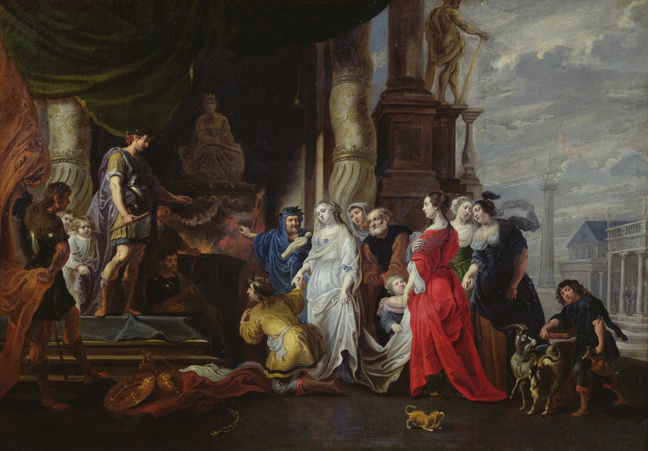 The Continence of Scipio by Willem van the Elder Herp