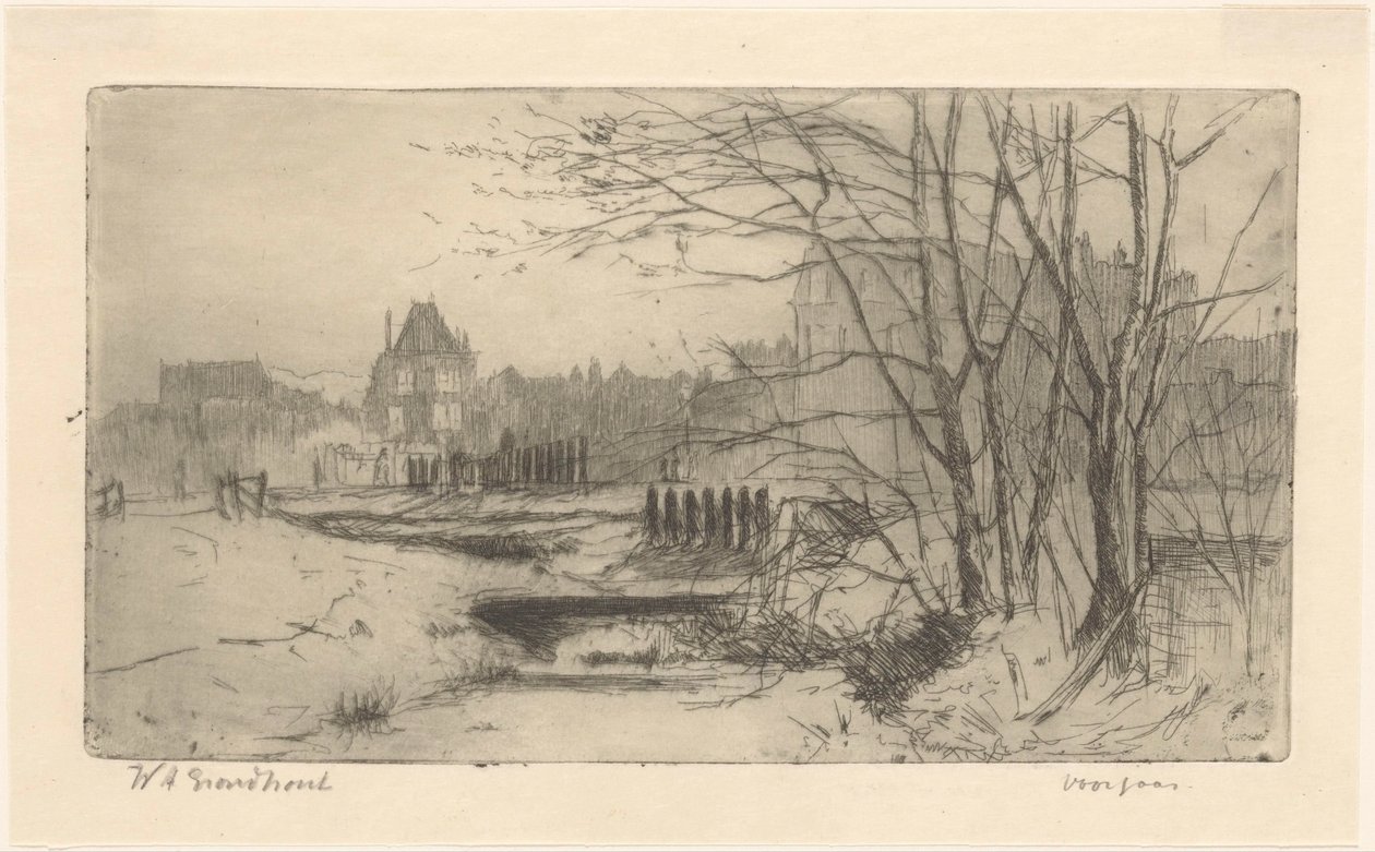 Spring by Willem Adrianus Grondhout (signed by artist)