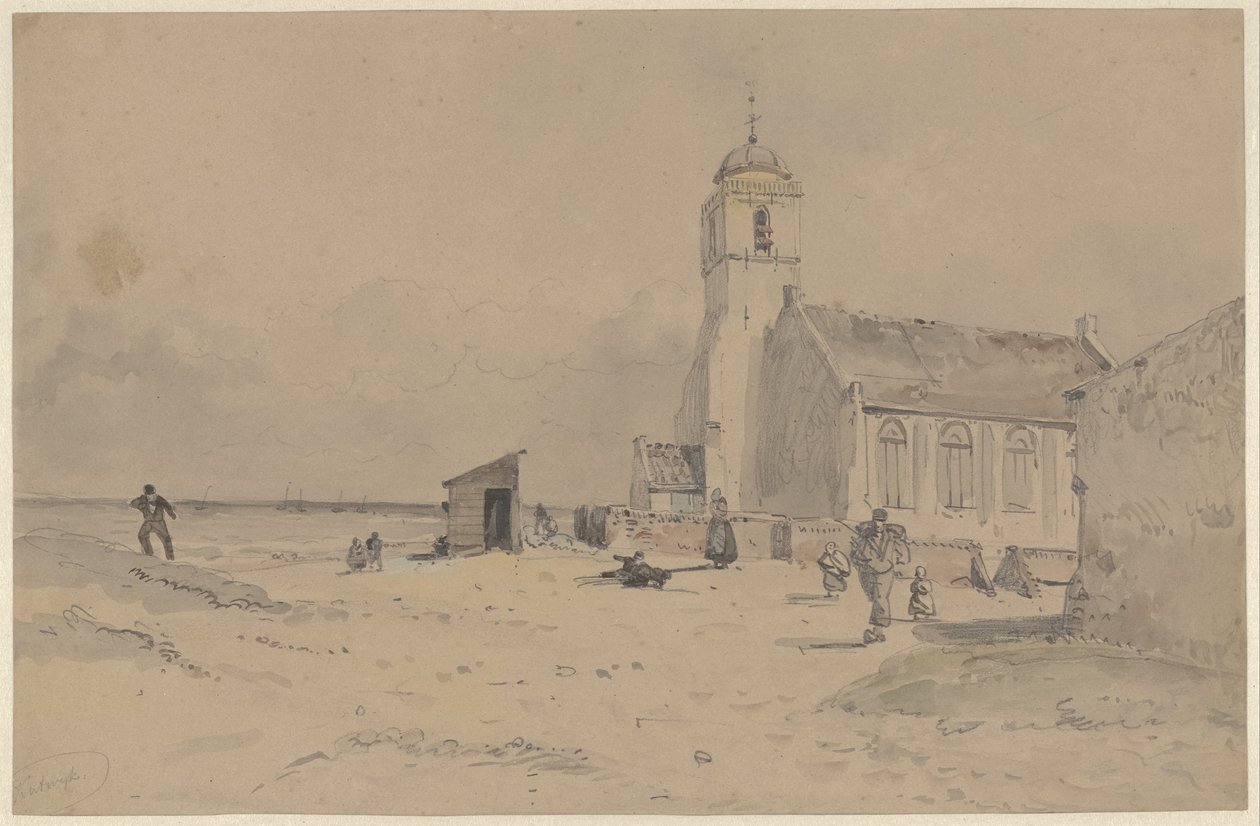 Katwijk by Willem Anthonie van Deventer