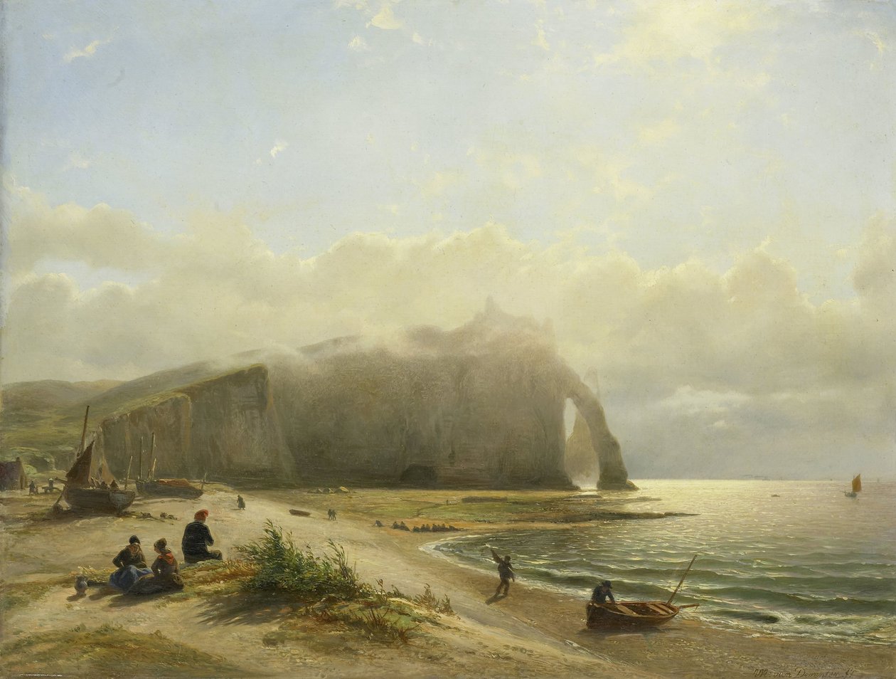 Seascape near the Coast by Willem Anthonie van Deventer