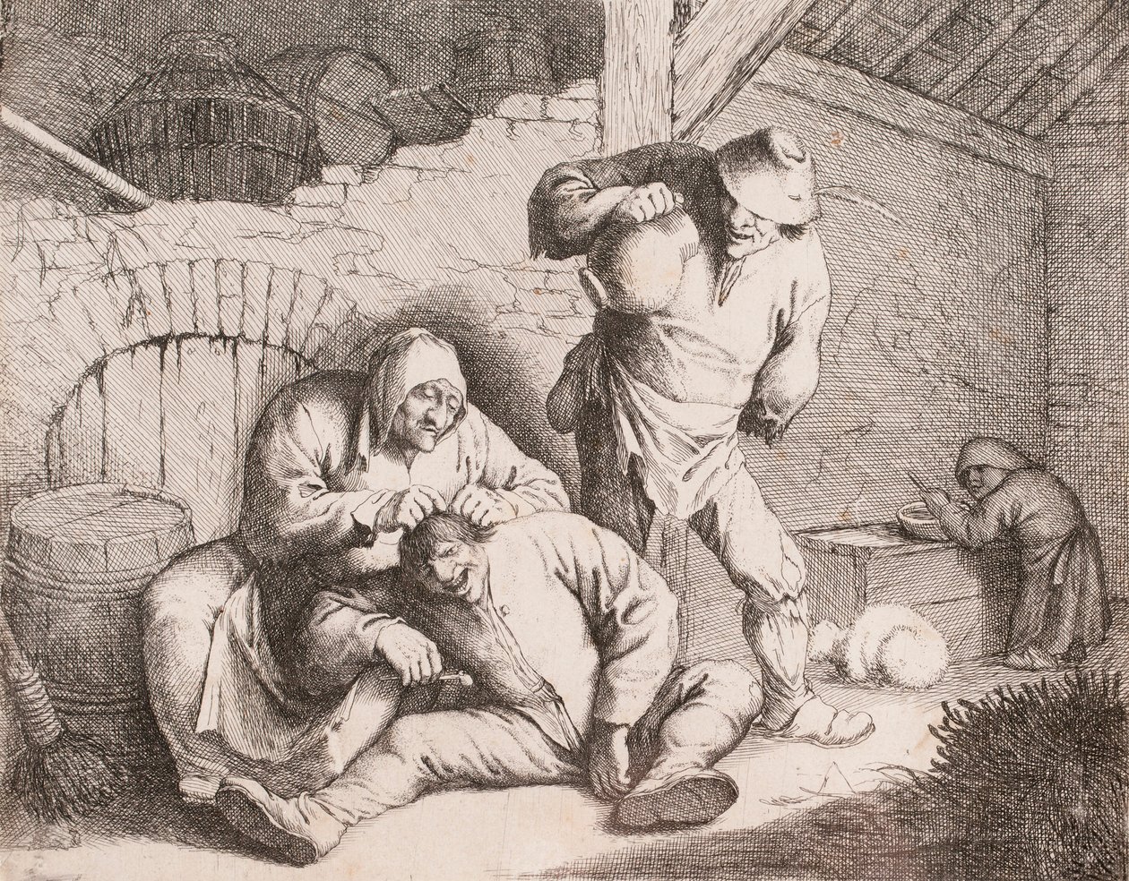 Lice Remover, after Anthonie Victoryns by Willem Basse