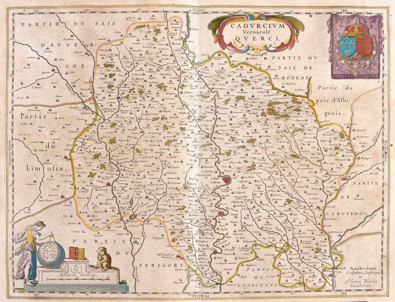 Department of Lot River - Languedoc - Quercy, in 