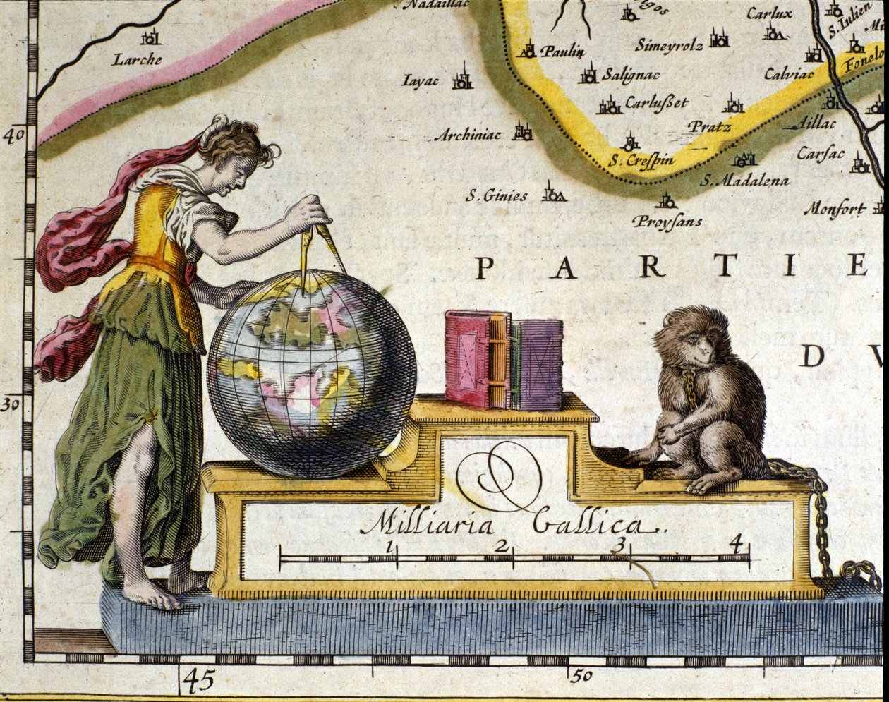 Measurement of the Earth. Detail of the atlas by Willem Janszoon Blaeu by Willem Blaeu