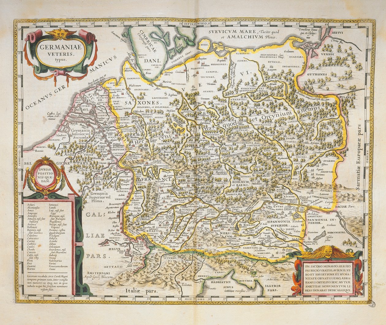 Veteris Germany from Theatrum Orbis Terrarum by Willem Blaeu