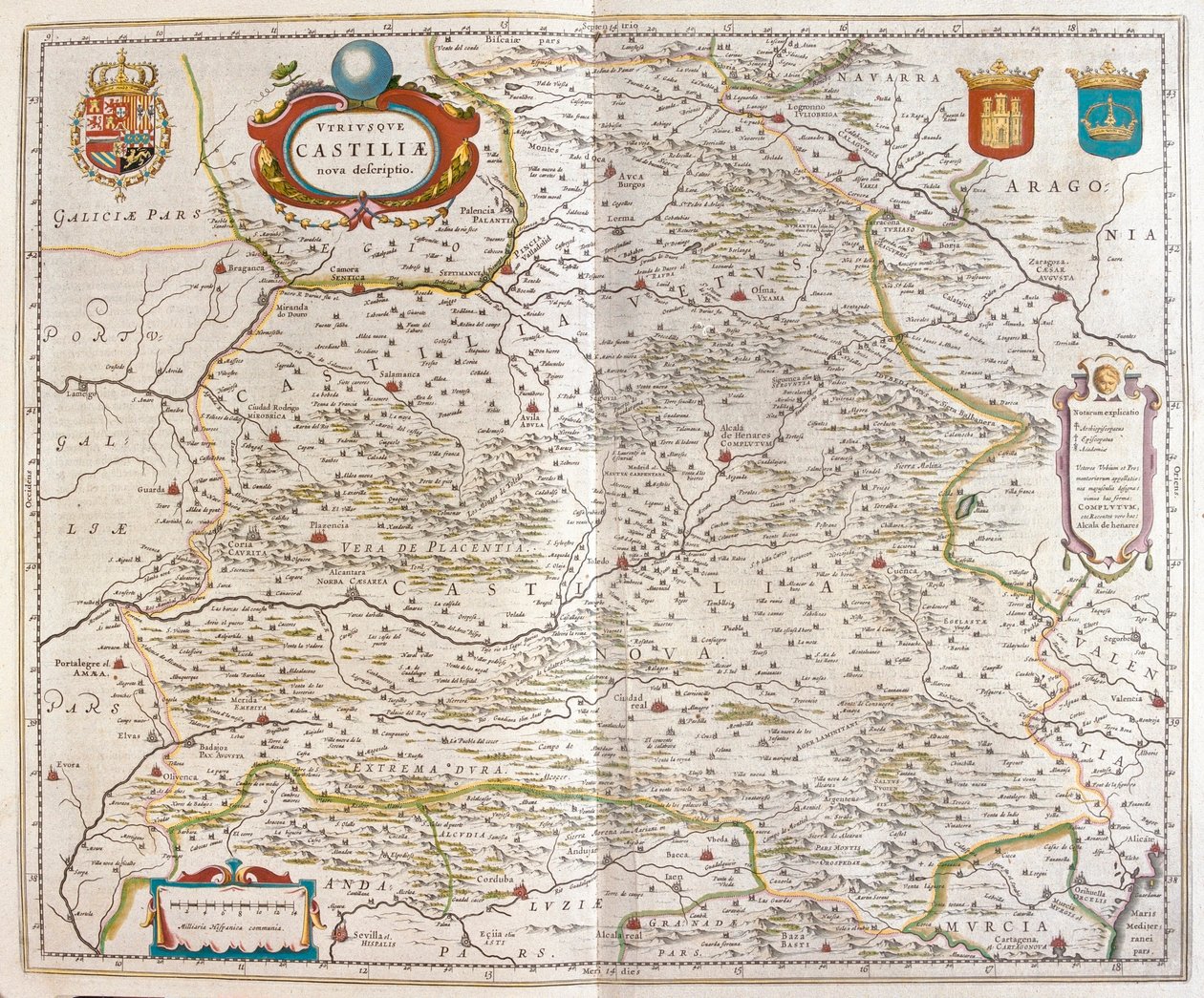 Zaragoza, Valencia, Alicante, Cartagena, Madrid, Cordoba, Sevilla, Salamanca, Palencia, Segovia, Toledo, Cuenca, Granada, in 