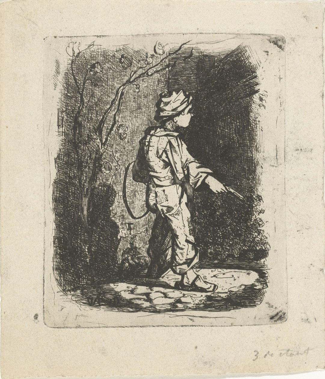 Boy with Hoop by Willem Cornelis van Dijk