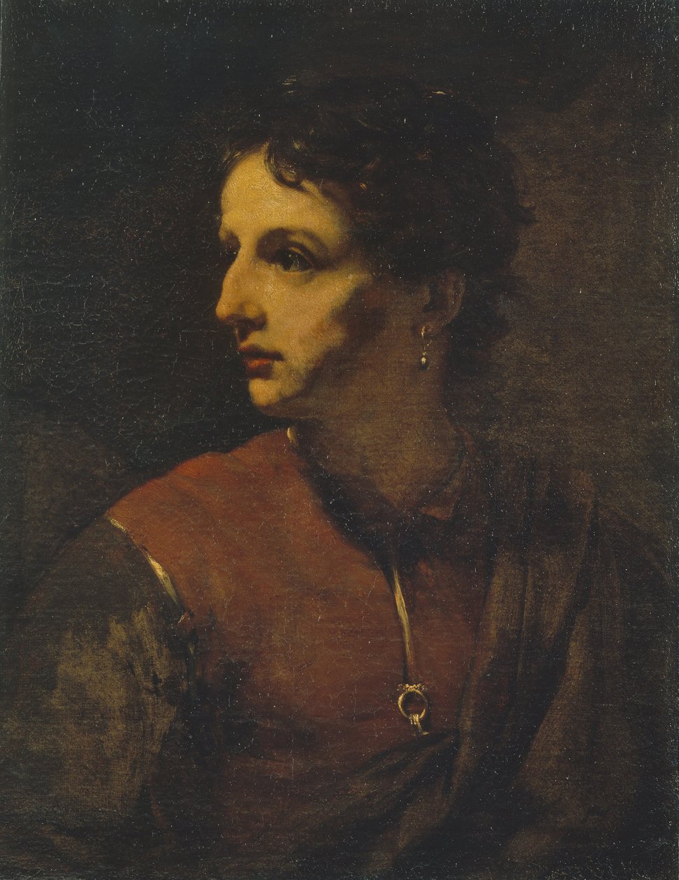 Portrait of a Young Man with an Earring by Willem Drost