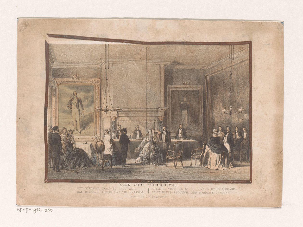 Council and Wedding Hall in Amsterdam by Willem Hekking jr.
