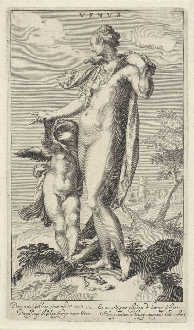 Venus and Cupid by Willem Isaacsz. van Swanenburg
