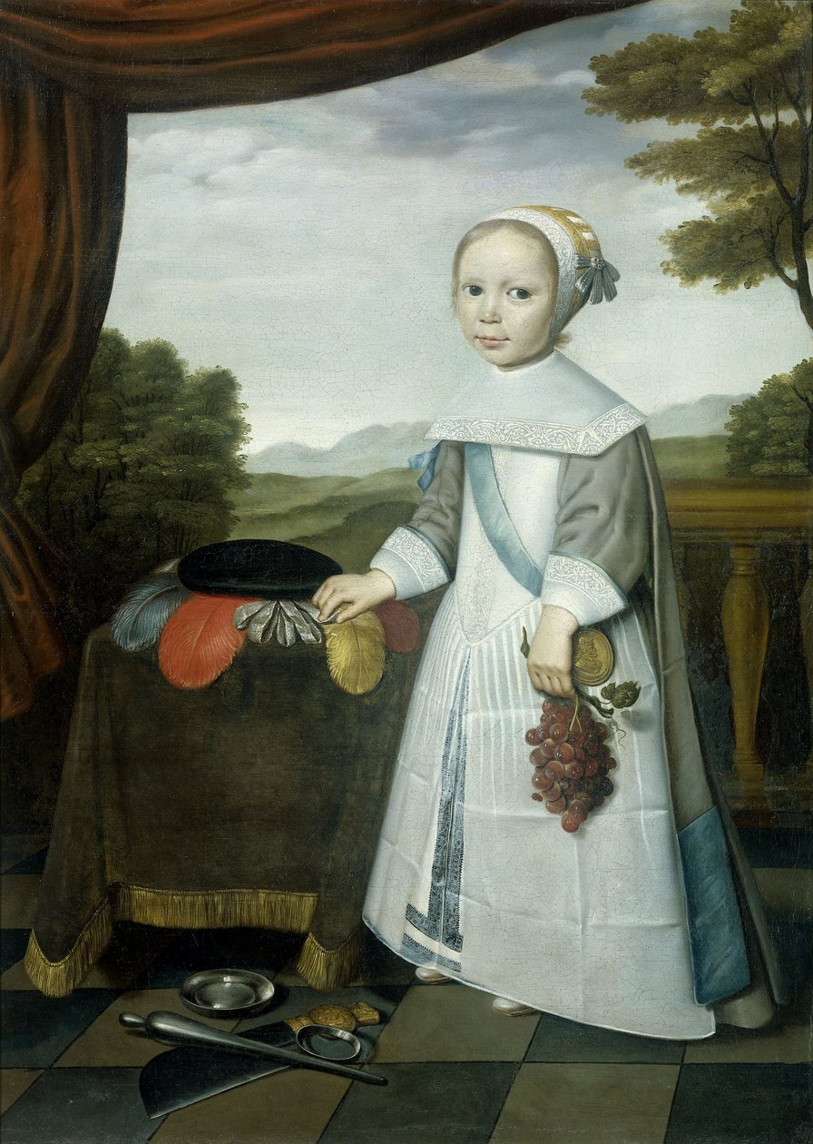 Portrait of Johannes van Rees by Willem Jansz. Ploy
