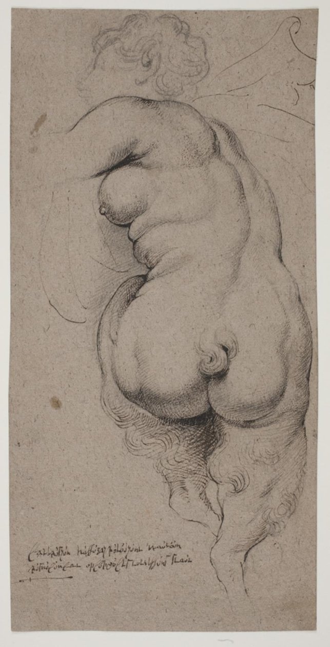 Female Faun, Seen from Behind by Willem Panneels