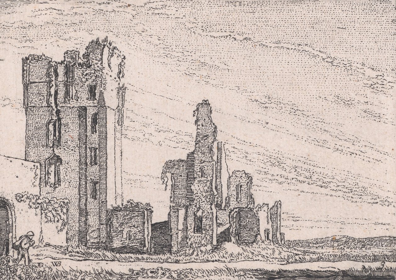 The House at Cleves near Haarlem, from Verscheyden Landtschapjes Various Little Landscapes, ca. 1616 by Willem Pietersz. Buytewech