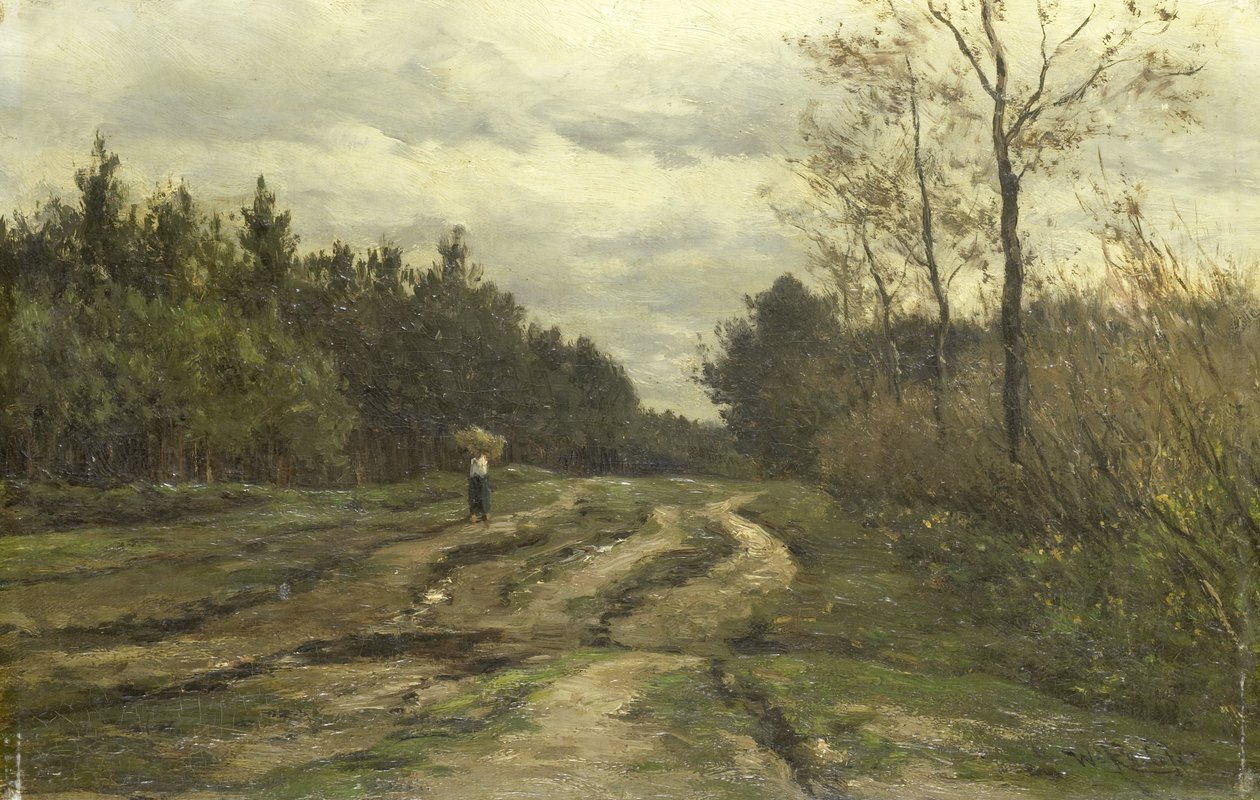 Country Road near Laren by Willem Roelofs
