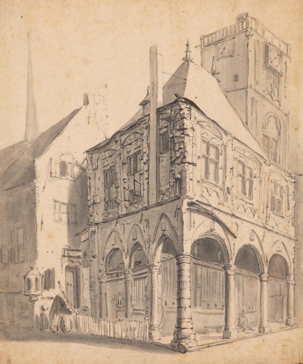 The Tribunal of the Old Town Hall of Amsterdam by Willem Schellinks