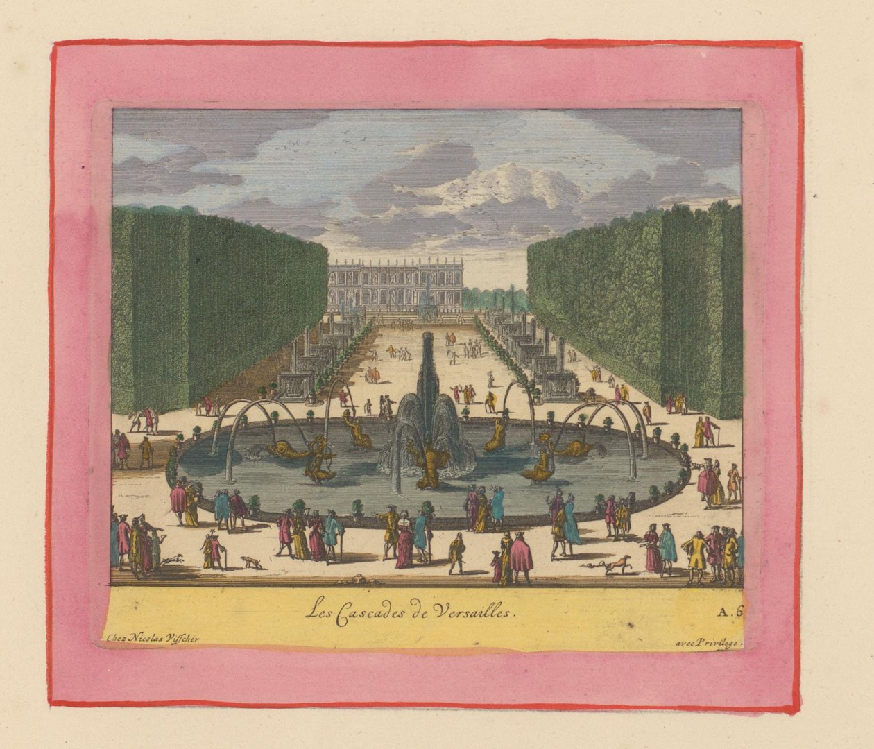 Cascades in the Gardens of Versailles by Willem Swidde