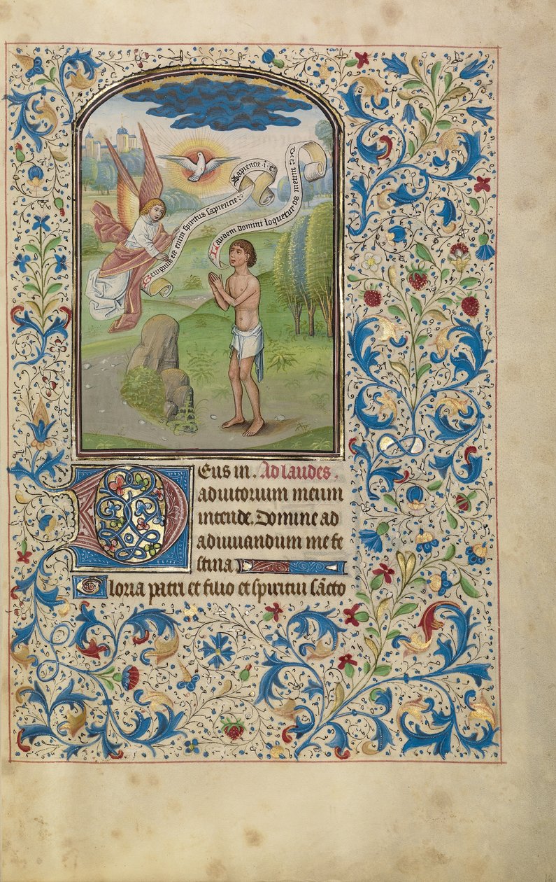A Man Praying to the Holy Spirit by Willem Vrelant