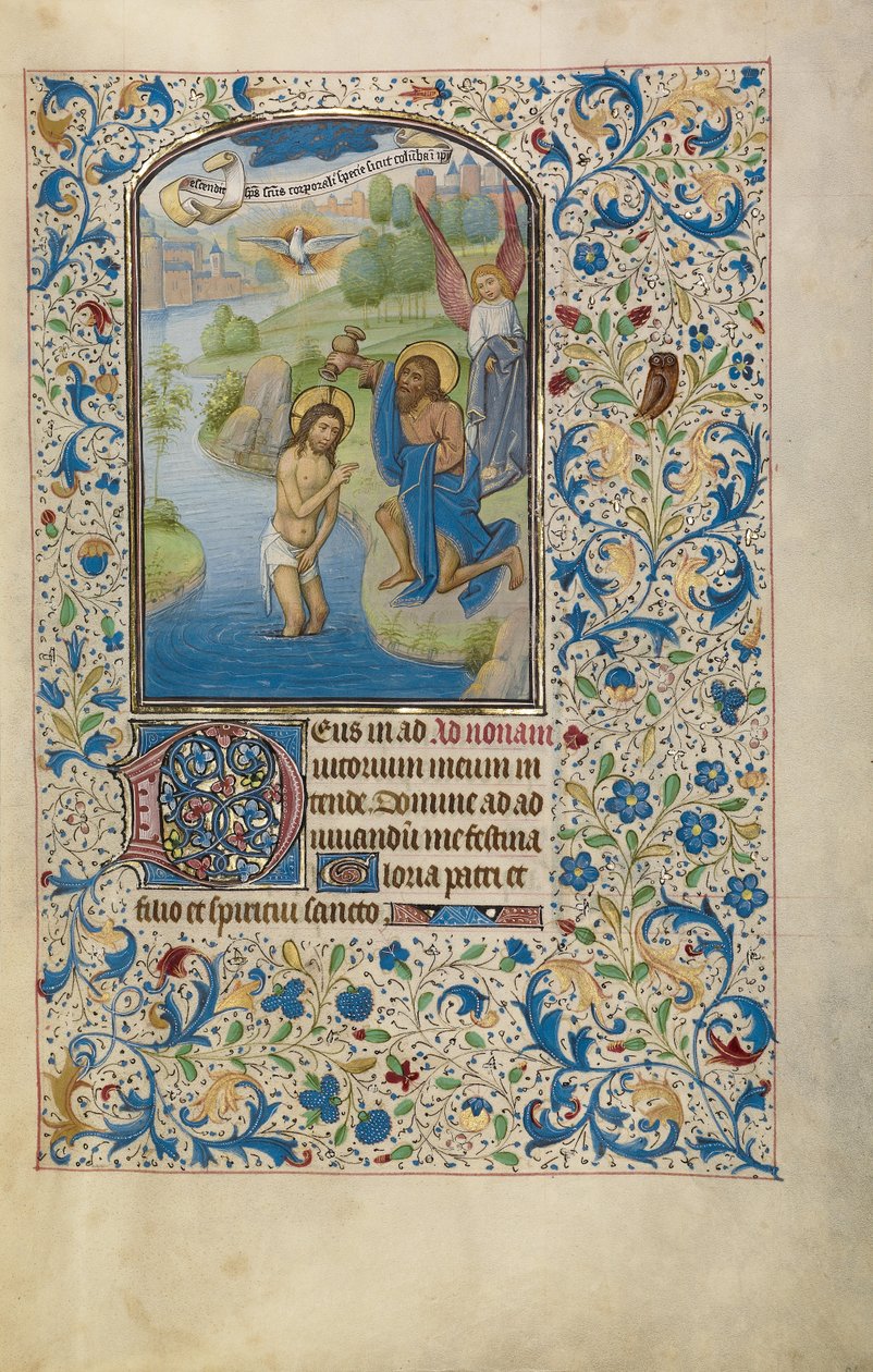 The Baptism of Christ by Willem Vrelant