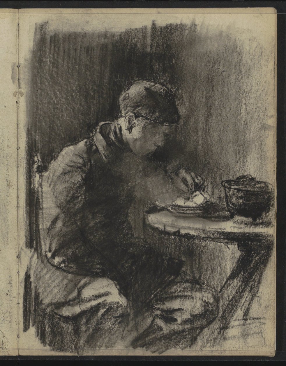 Boy Eating Potatoes by Willem Arnoldus Witsen