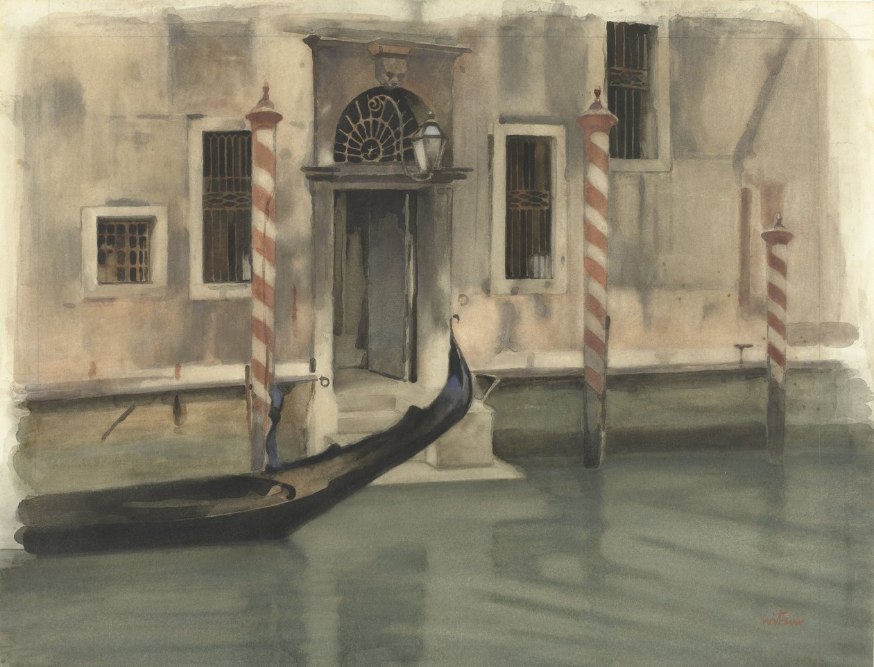 Canal in Venice by Willem Arnoldus Witsen