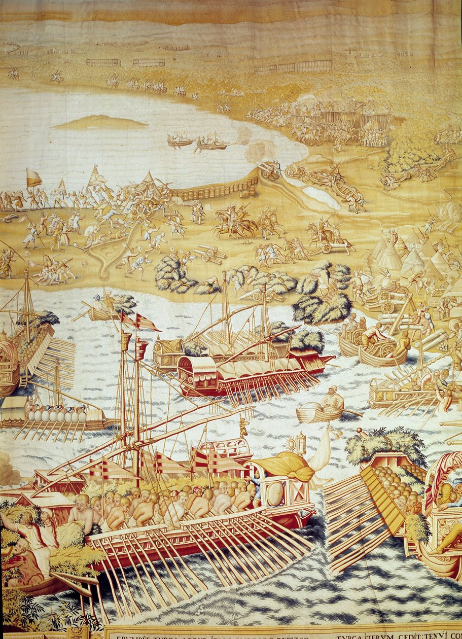 Conquest of Tunis by Emperor Charles V: The Siege of Golette by Willem de Pannemaker