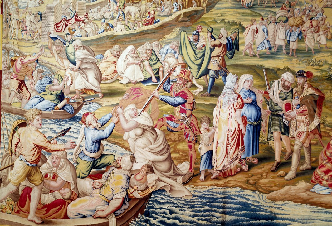 Conquest of Tunis by Emperor Charles V: Violence Inflicted on Women by Spanish Troops in 1535 by Willem de Pannemaker