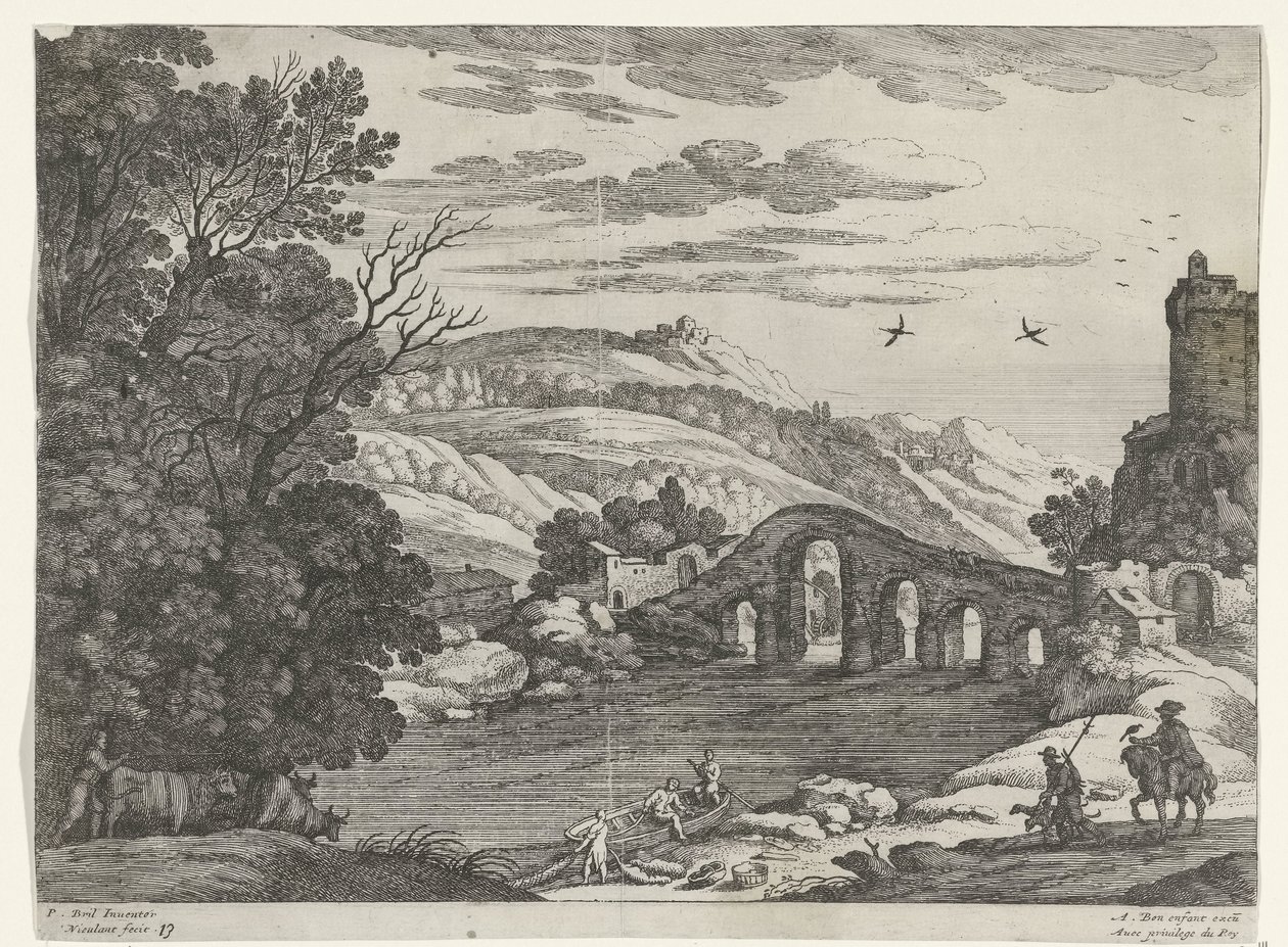 Landscape with a River by Willem van Nieulandt (II)