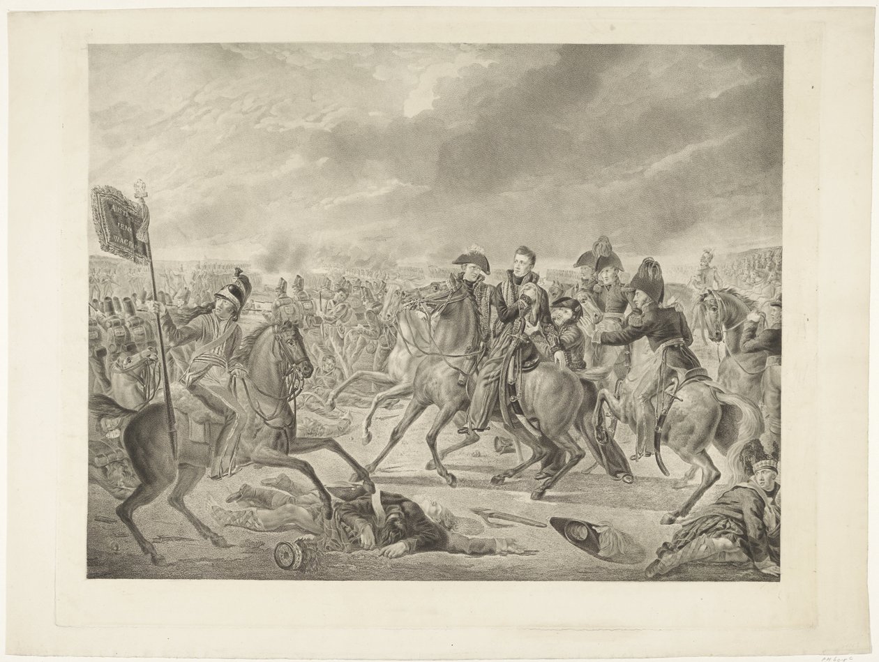 Prince of Orange at the Battle of Waterloo, 1815 by Willem van Senus