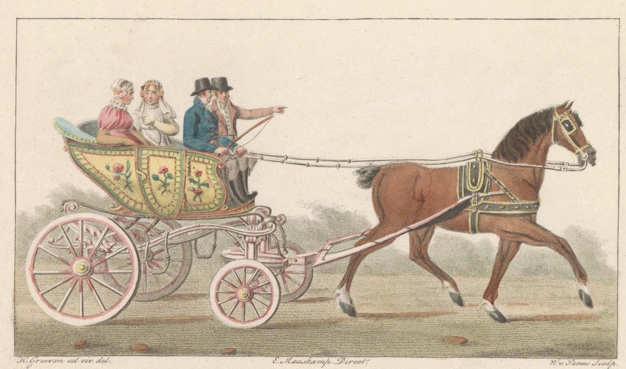 Zaans Play Wagon, 1824 by Willem van Senus