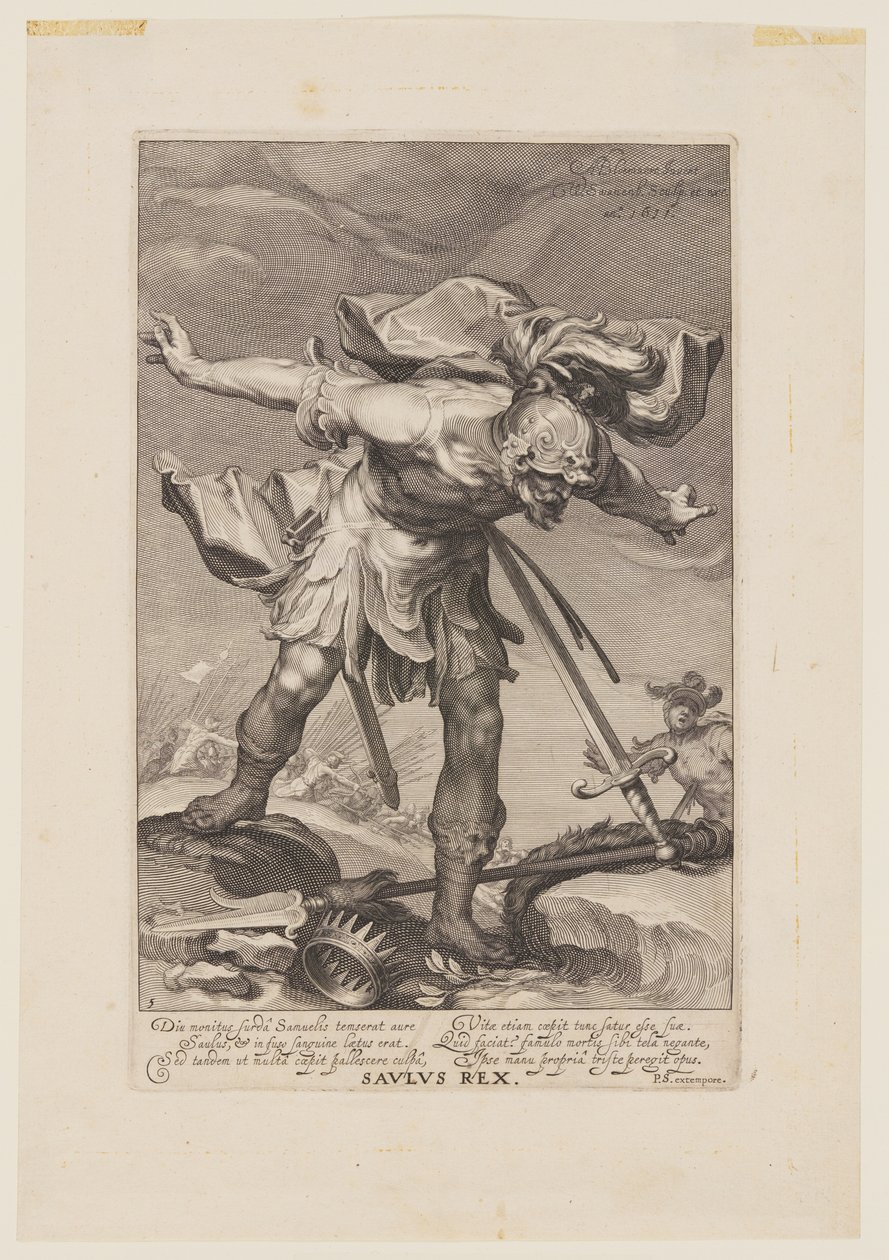 Saulus Rex, from Sinners of the Old and New Testament by Willem van Swanenburgh