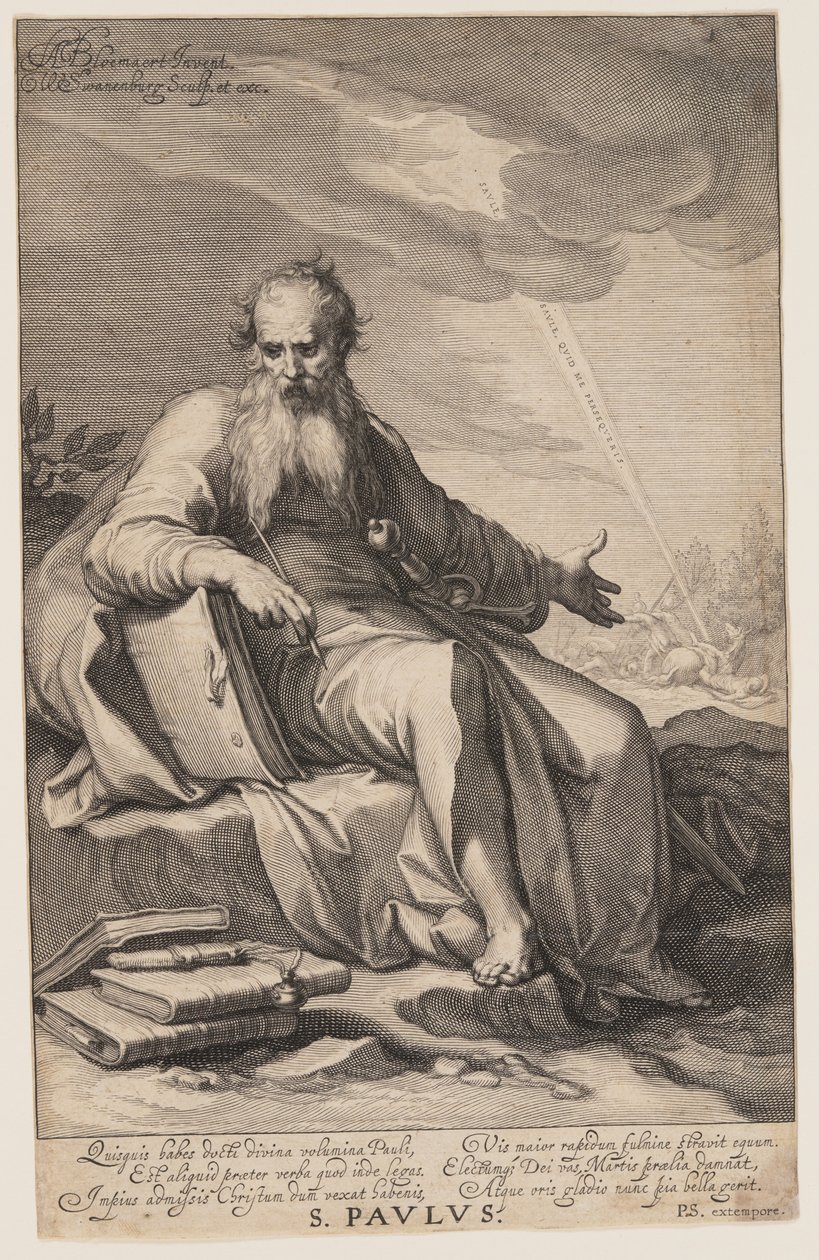 St Paulus, from Sinners of the Old and New Testament by Willem van Swanenburgh