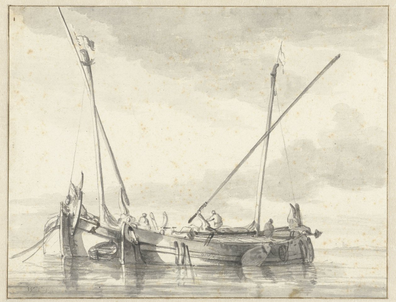 Two Small Vessels by Willem van de Velde (II)