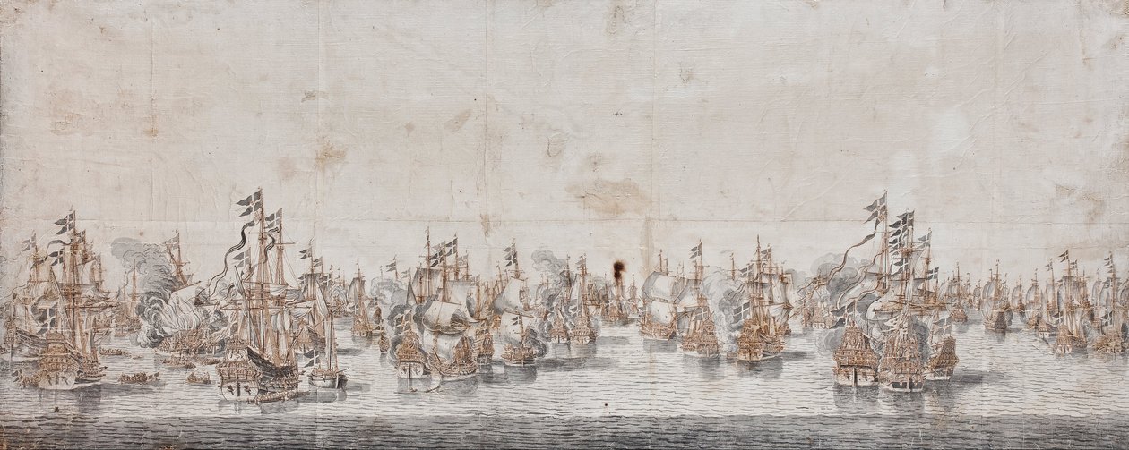 Battle of Fehmarn by Willem van de Velde