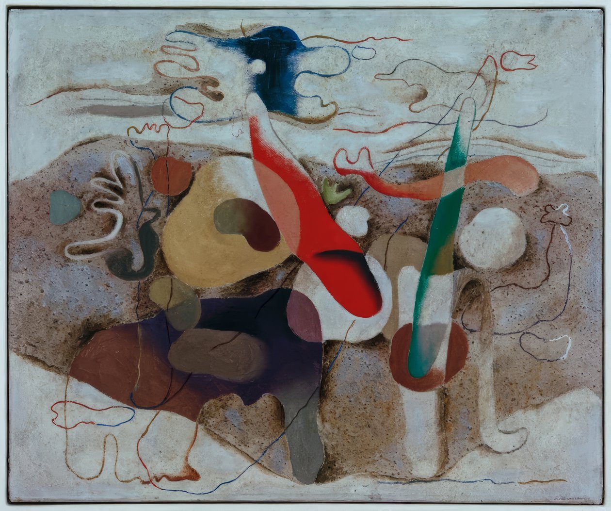 Eidos with Landscape by Willi Baumeister