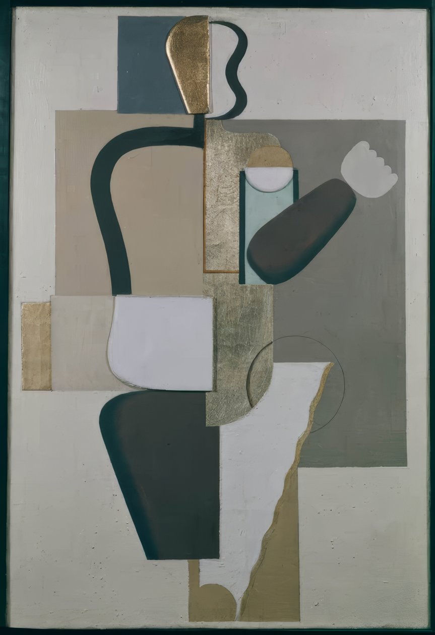 Wall Painting with Metals by Willi Baumeister