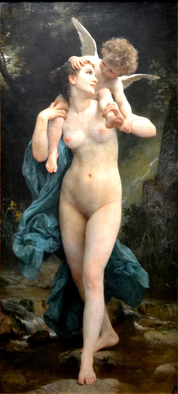 Youth and Love by William Adolphe Bouguereau