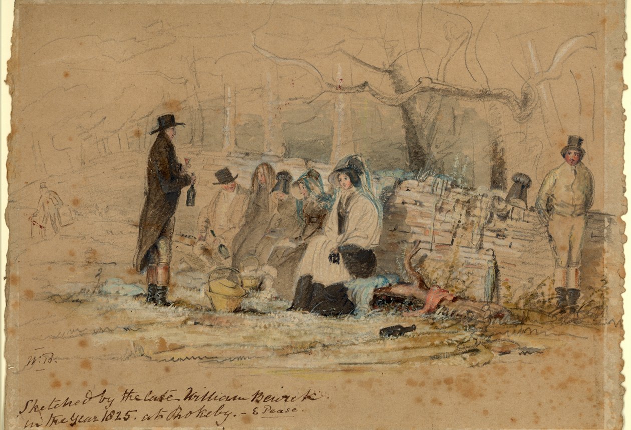 The Rokeby Picnic by William Bewick: Buy fine art prints