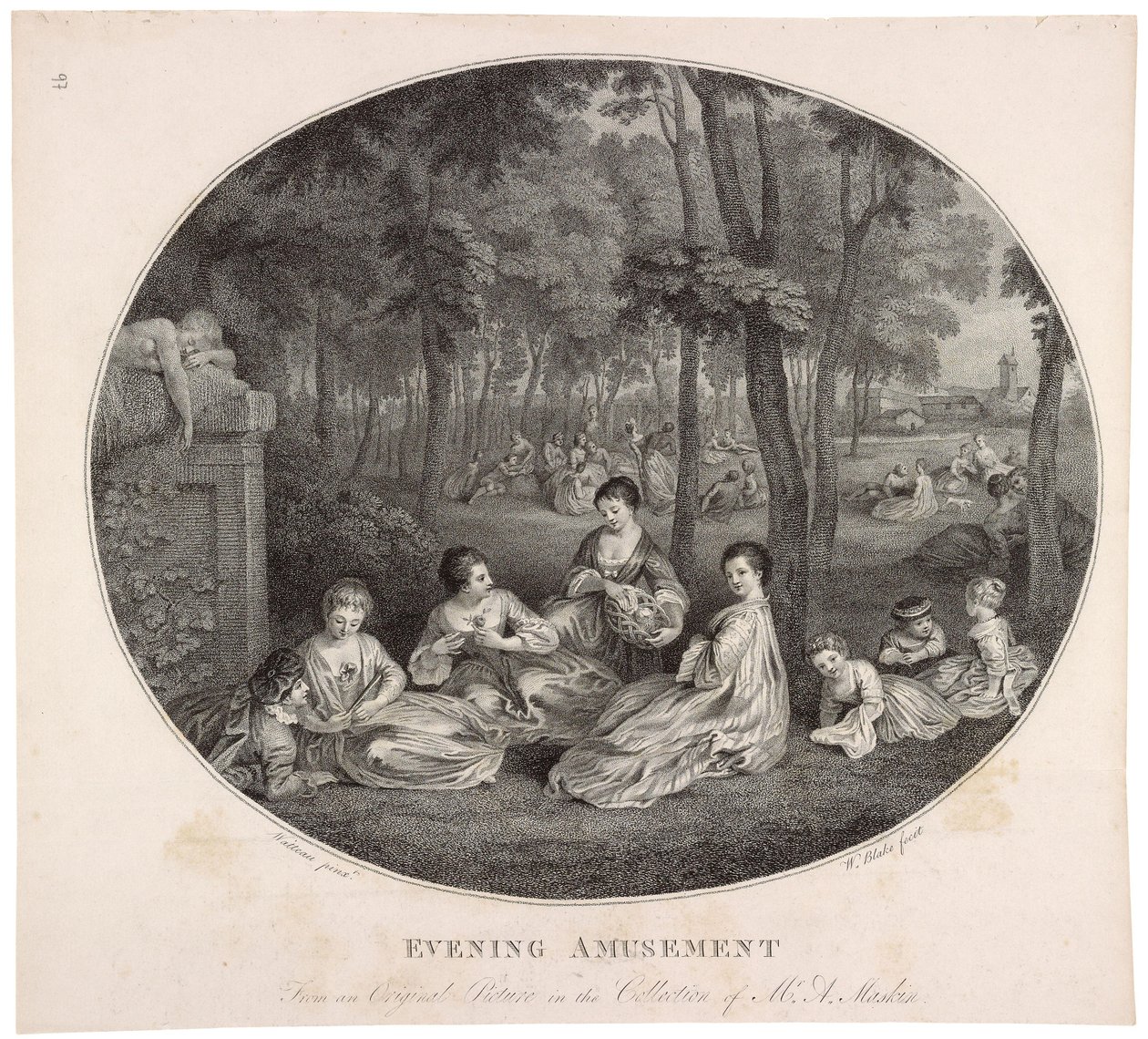 Evening Amusement by William Blake