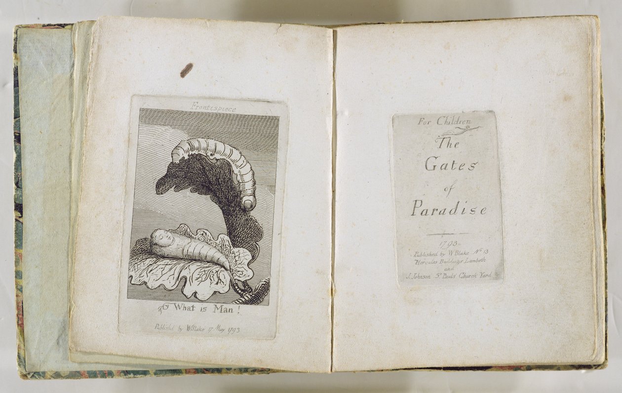 For Children. The Gates of Paradise (and Frontispiece) by William Blake