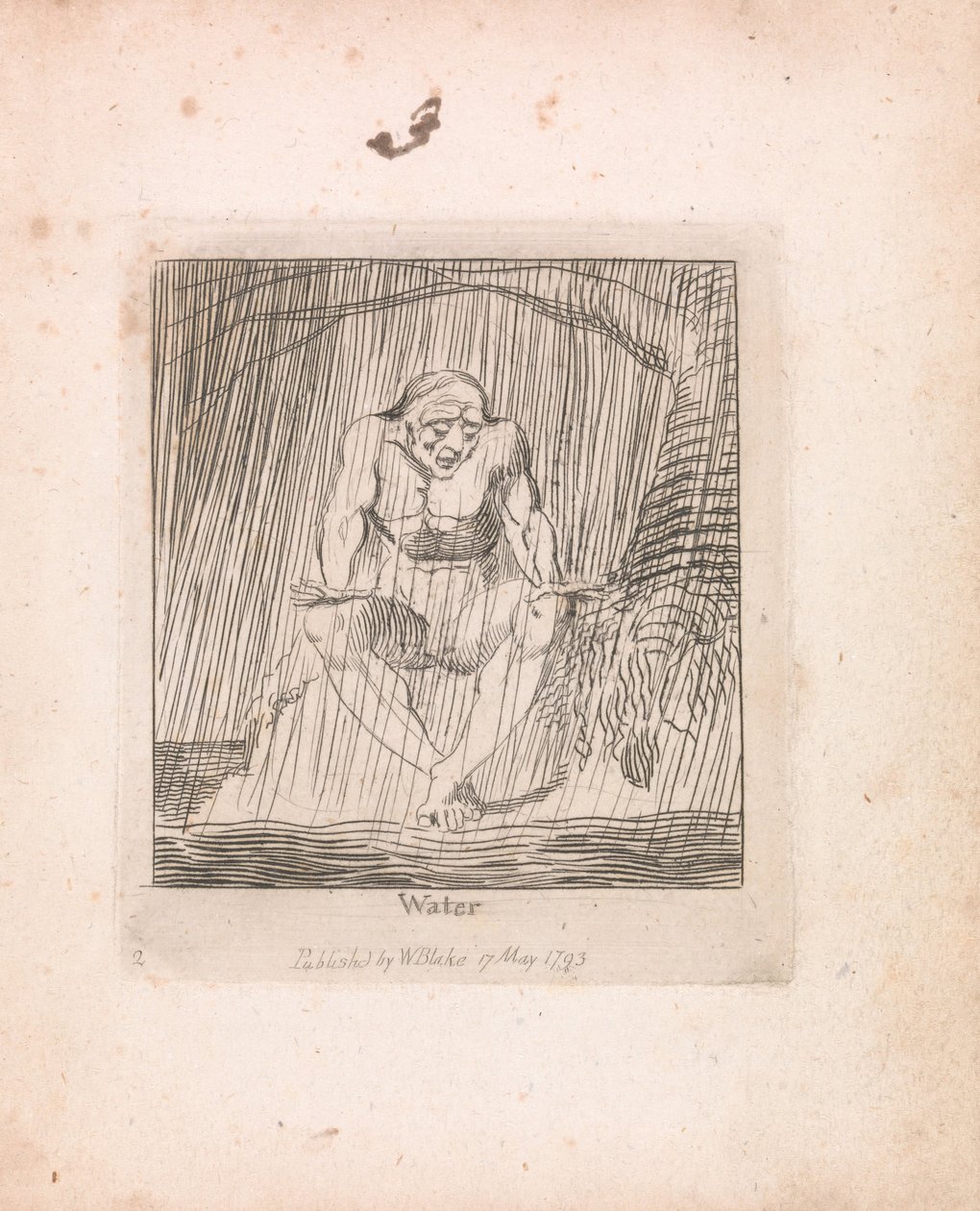 For Children. The Gates of Paradise, Plate 4 by William Blake