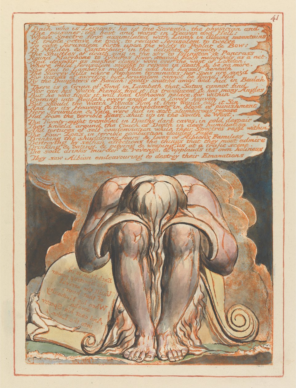 Jerusalem, Plate 41 by William Blake
