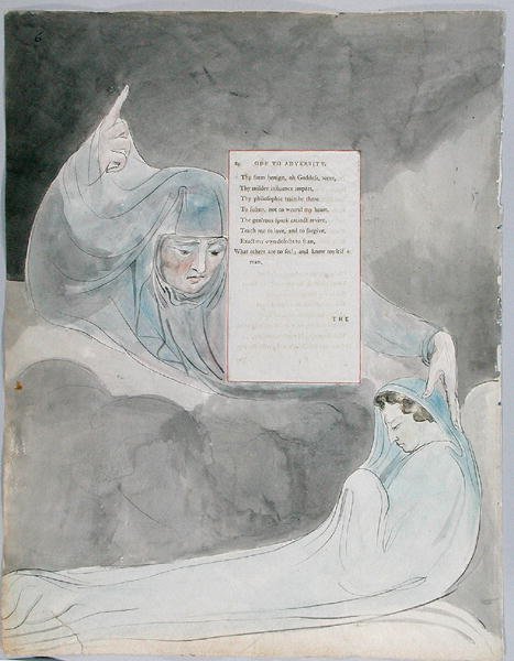 Ode to Adversity, Design 40 from The Poems of Thomas Gray by William Blake