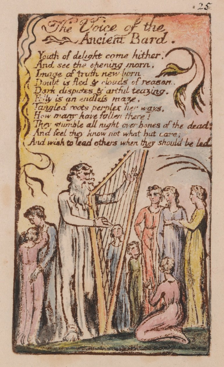 Songs of Innocence and of Experience, Plate 25 by William Blake